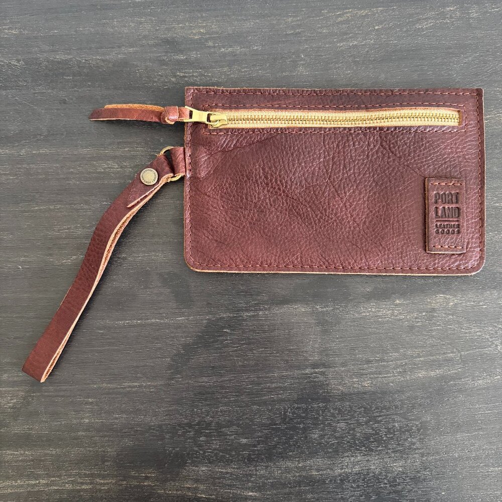 Portland Leather Goods leather wristlet